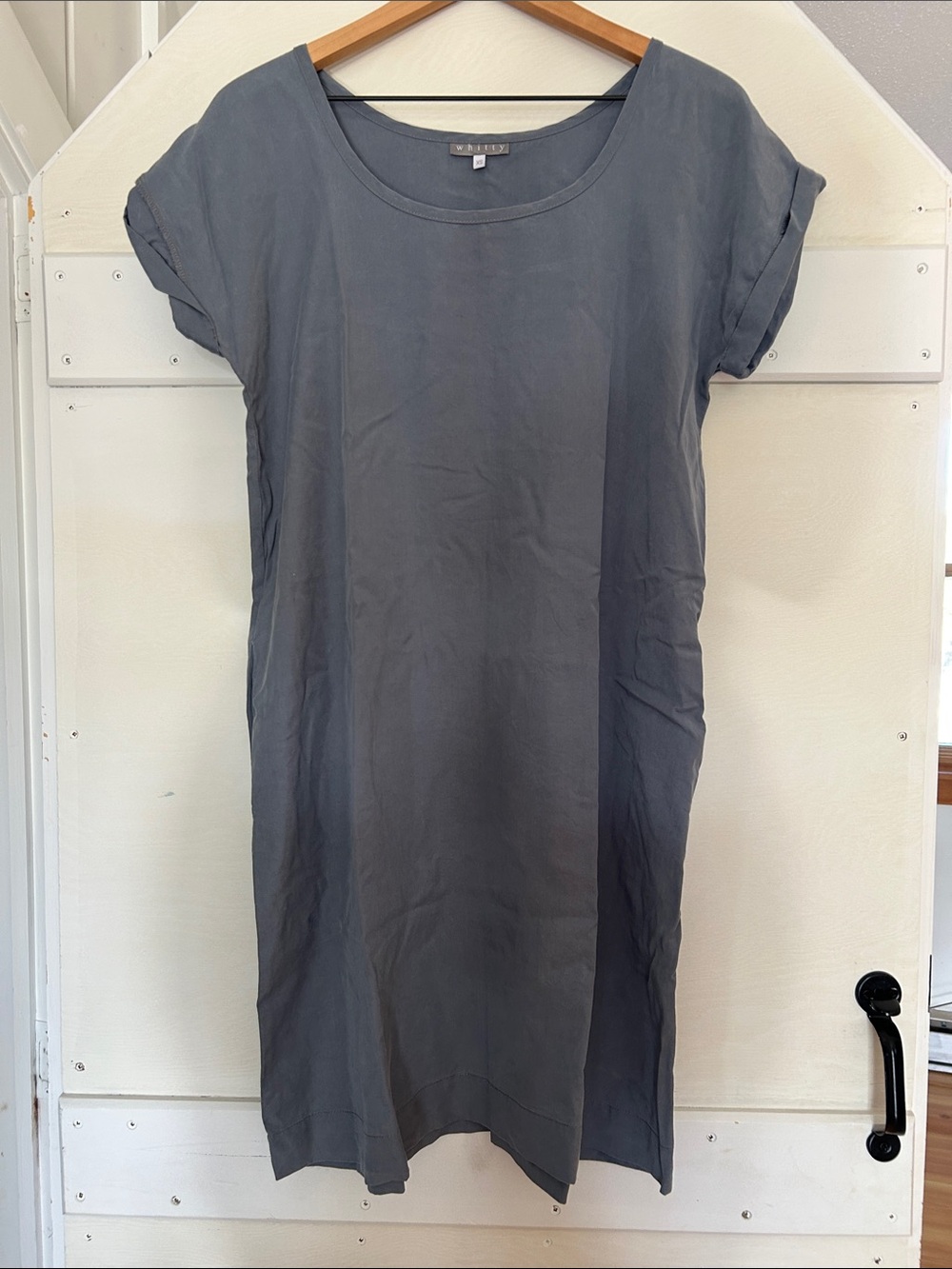 Knee length handmade tencel dress